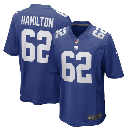 Devery Hamilton New York Giants Nike Game   Jersey - Royal