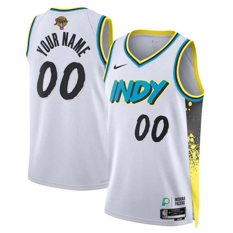 Indiana Pacers 2025 NBA Finals Custom Jersey - Icon Edition