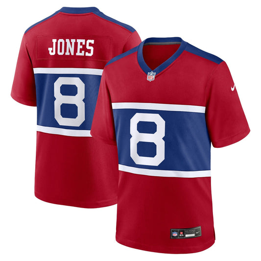Daniel Jones New York Giants Nike Alternate   Game Jersey - Century Red