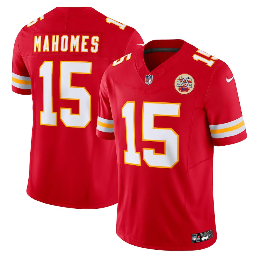 Kansas City 15# Patrick Mahomes Nike Vapor F.U.S.E. Limited Jersey