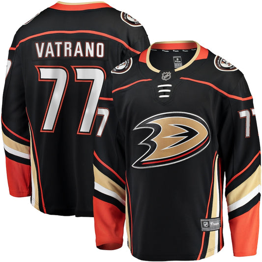Frank Vatrano Anaheim Ducks   Home Breakaway  Jersey - Black