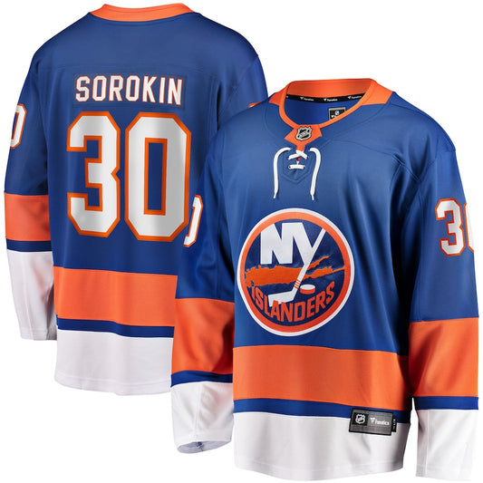 Ilya Sorokin New York Islanders   Home Breakaway  Jersey - Royal