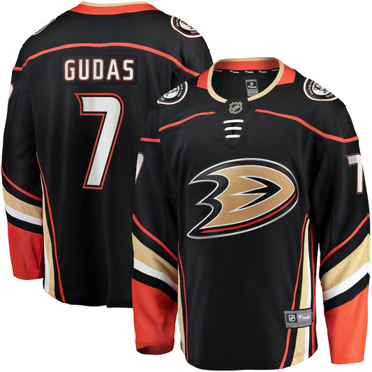 Radko Gudas Anaheim Ducks   Home Breakaway Jersey - Black