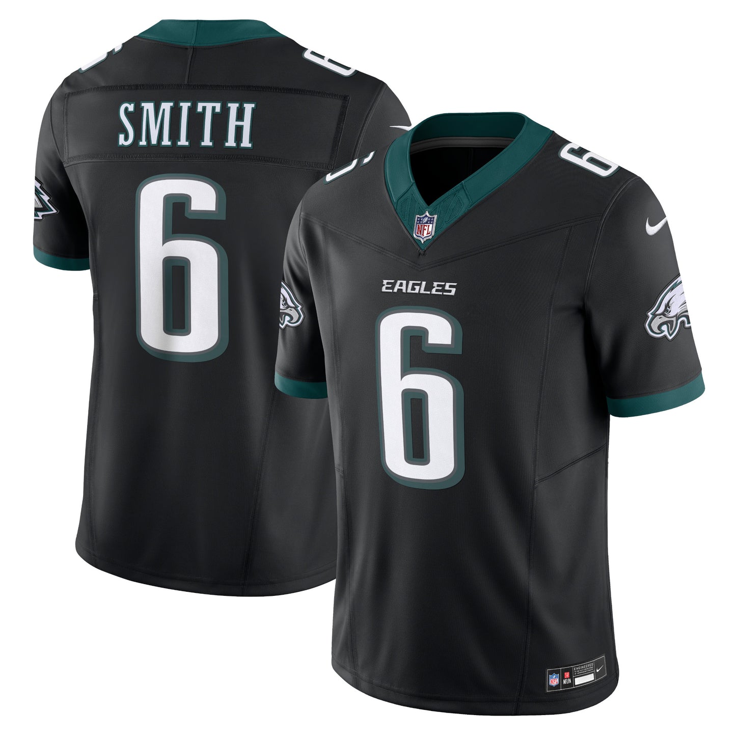 Philadelphia Eagles 6# DeVonta Smith Nike Vapor F.U.S.E. Limited Jersey