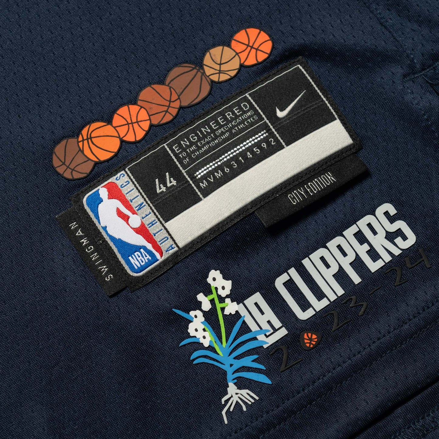 Paul George Los Angeles Clippers 2024 City Edition Swingman Jersey - Navy