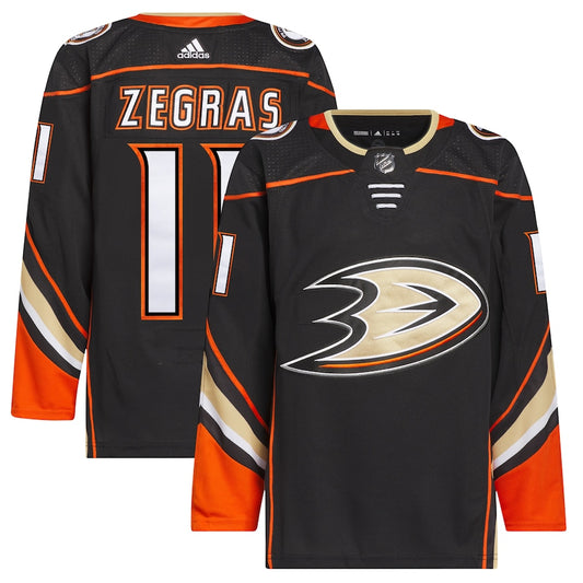 Trevor Zegras Anaheim Ducks   Home Primegreen   Jersey - Black